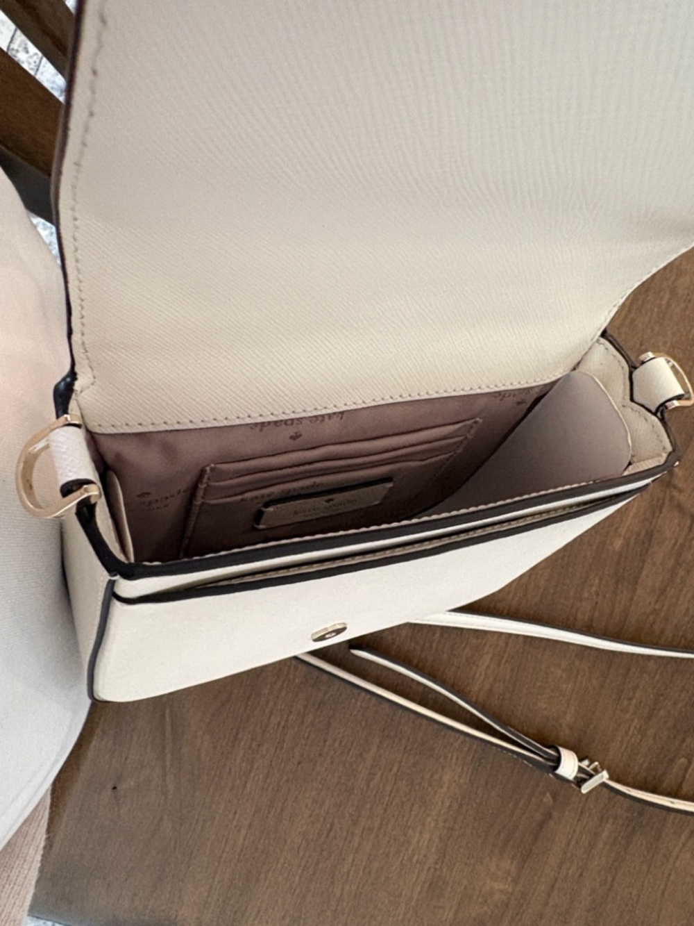 kate spade Ivory Staci Square Crossbody with Top Handle - Picture 8 of 9